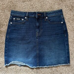 DKNY Dark Blue Denim Mini Skirt